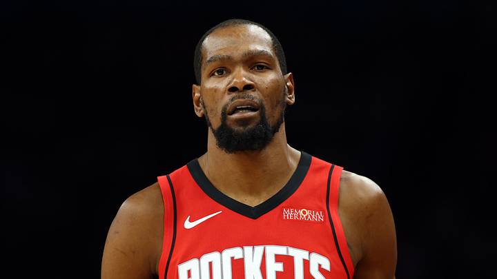 Apr 7, 2026; Phoenix, Arizona, USA; Houston Rockets forward Kevin Durant (7) against the Phoenix Suns at Mortgage Matchup Center. Mandatory Credit: Mark J. Rebilas-Imagn Images Apr 7, 2026; Phoenix, Arizona, USA; Houston Rockets forward Kevin Durant (7) against the Phoenix Suns at Mortgage Matchup Center. Mandatory Credit: Mark J. Rebilas-Imagn Images