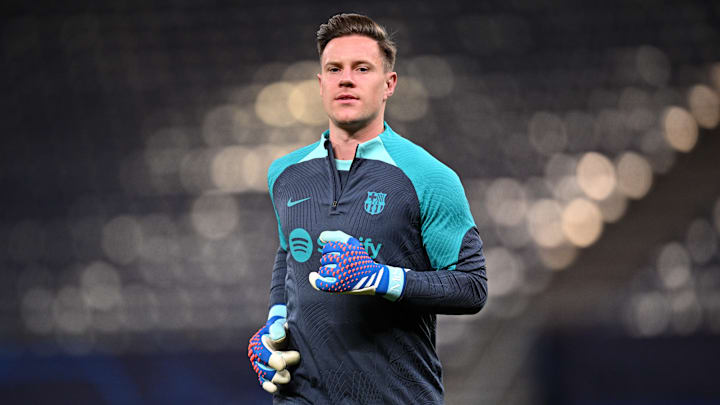 FC Barcelona Training Session And Press Conference - UEFA Champions League 2023/24