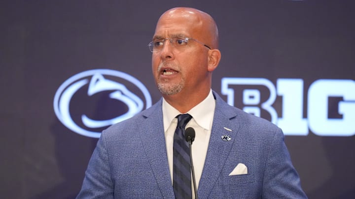 Penn State football head coach James Franklin