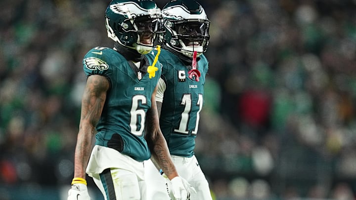 DeVonta Smith, A.J. Brown, Philadelphia Eagles
