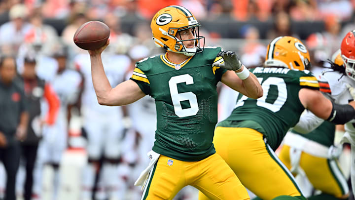 Green Bay Packers quarterback Sean Clifford