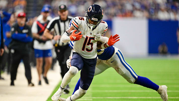 Chicago Bears wide receiver Rome Odunze. Chicago Bears wide receiver Rome Odunze.