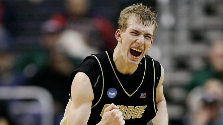 Purdue Boilermakers guard/forward Robbie Hummel (4). Purdue Boilermakers guard/forward Robbie Hummel (4).