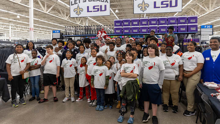 J.T. Gray's hosts shopping spree at Walmart.