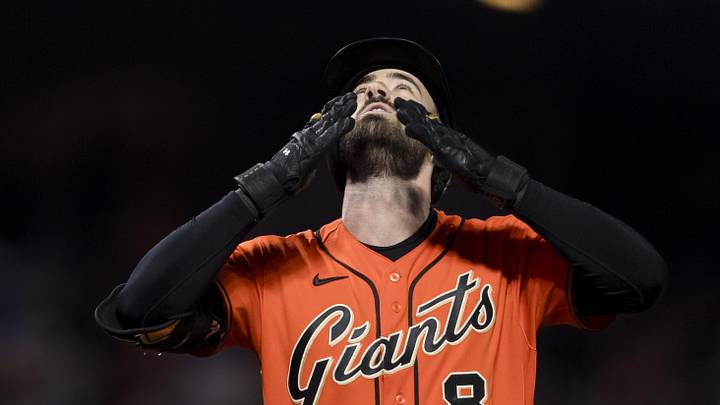 San Francisco Giants designated hitter Bryce Eldridge. San Francisco Giants designated hitter Bryce Eldridge.