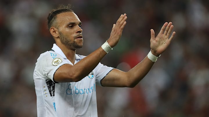 Braithwaite é um dos principais jogadores do Grêmio no Gauchão 2025 Braithwaite é um dos principais jogadores do Grêmio no Gauchão 2025