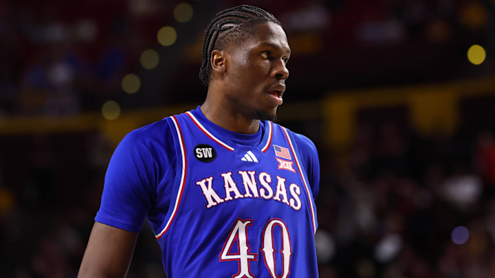 Kansas Jayhawks forward Flory Bidunga (40)