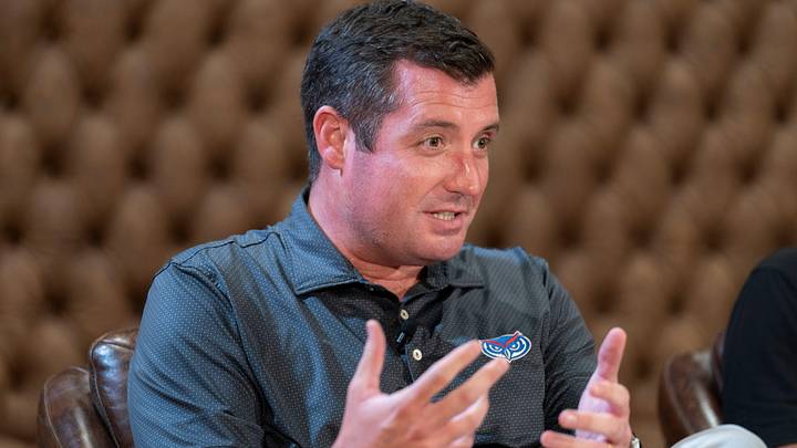 Brian White, Vice president and director of athletics at FAU speaks at The Palm Beach Post's NIL, Name, Image and Likeness forum in West Palm Beach, Florida, on August 27, 2025. Brian White, Vice president and director of athletics at FAU speaks at The Palm Beach Post's NIL, Name, Image and Likeness forum in West Palm Beach, Florida, on August 27, 2025.