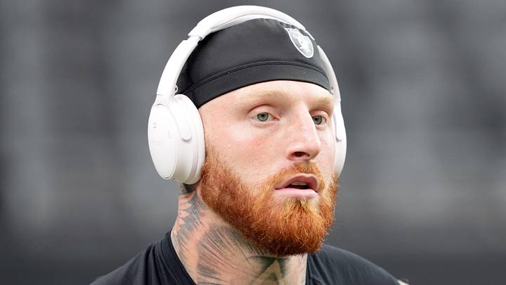 Las Vegas Raiders defensive end Maxx Crosby before the game Las Vegas Raiders defensive end Maxx Crosby before the game