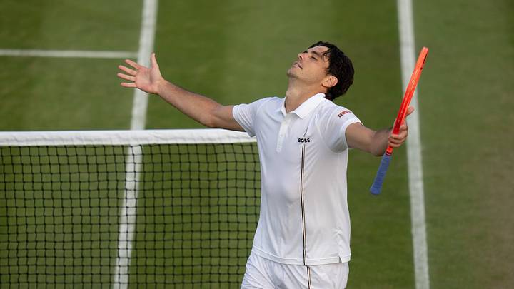Taylor Fritz is looking to make a second straight Wimbledon semifinal. 