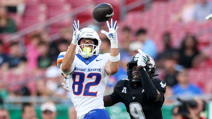 Boise State Broncos wide receiver Ben Ford. Boise State Broncos wide receiver Ben Ford.