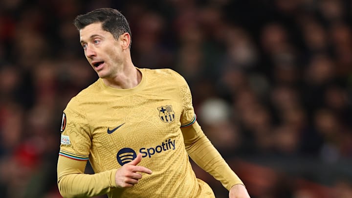 Robert Lewandowski hat seinen 25. Treffer für Barcelona erzielt