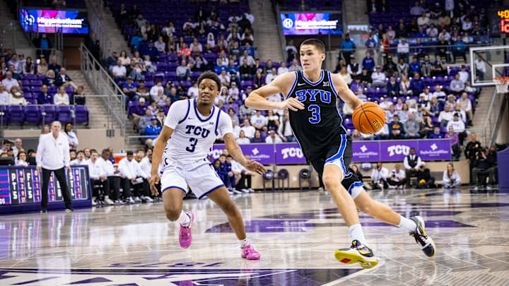 BYU guard Egor Demin against TCU