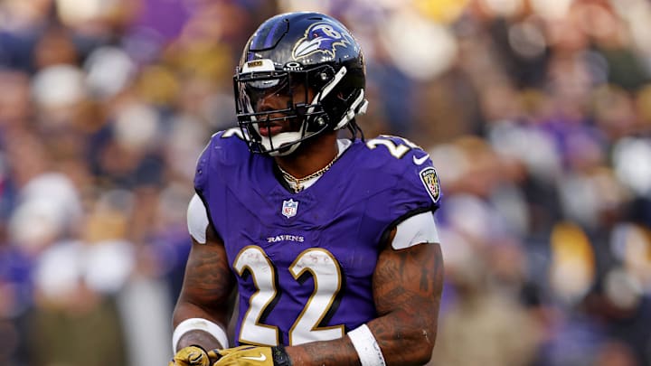 Baltimore Ravens running back Derrick Henry