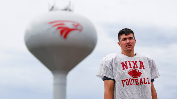 Nixa High School freshman Jackson Cantwell is a 6-foot-8 multi-sport athlete and has already scored a 33 on the ACT.

Tnixa Football00009