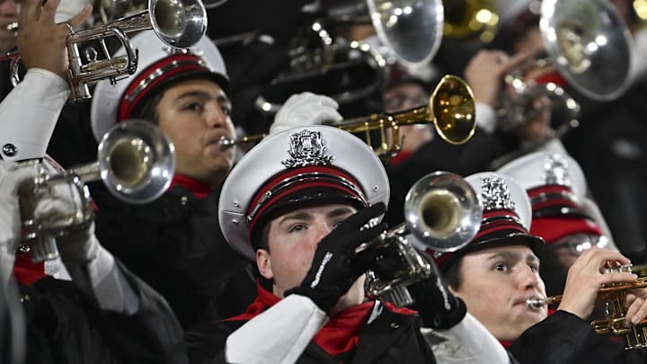 Dec 28, 2024; Annapolis, MD, USA; North Carolina State Wolfpack band horn section during the second half of the Go Bowling Military Bowl against the East Carolina Pirates at Navy-Marine Corps Memorial Stadium. Mandatory Credit: Tommy Gilligan-Imagn Images Dec 28, 2024; Annapolis, MD, USA; North Carolina State Wolfpack band horn section during the second half of the Go Bowling Military Bowl against the East Carolina Pirates at Navy-Marine Corps Memorial Stadium. Mandatory Credit: Tommy Gilligan-Imagn Images