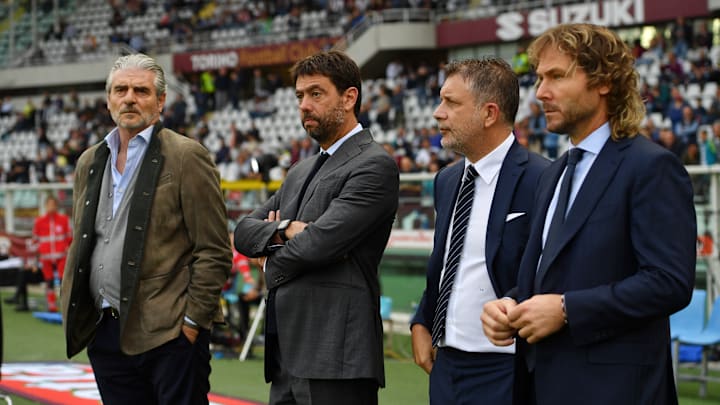 Maurizio Arrivabene, Andrea Agnelli, Federico Cherubini, Pavel Nedved