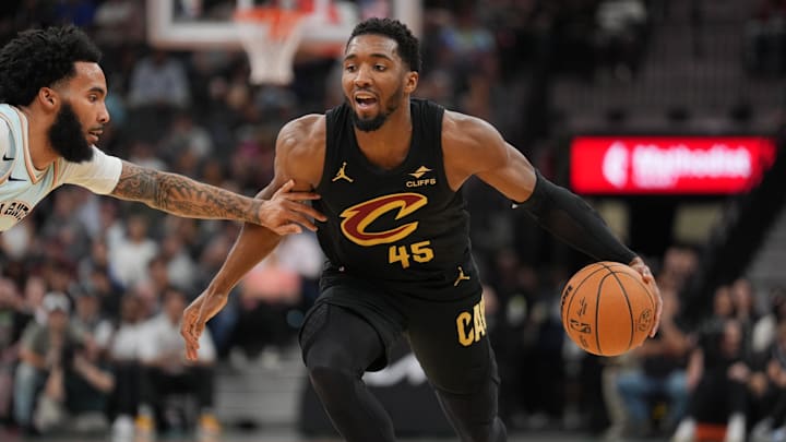 Cleveland Cavaliers guard Donovan Mitchell.