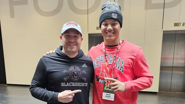 Zane Rowe on his visit to Nebraska Zane Rowe on his visit to Nebraska