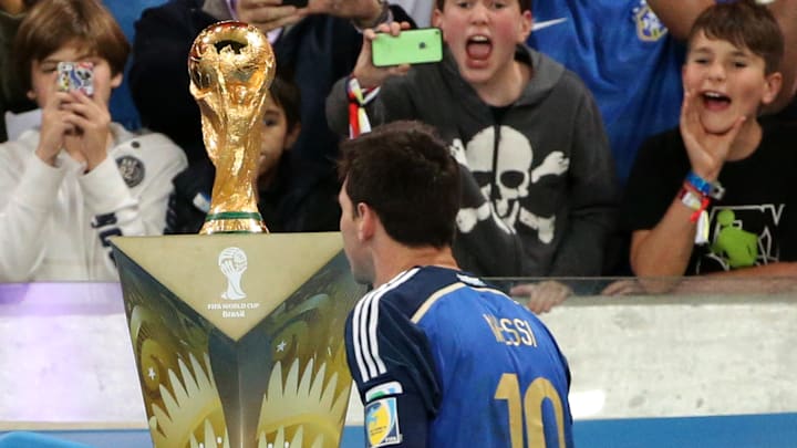 Em 2014, Messi disputou a final no Maracanã mas saiu com o vice-campeonato