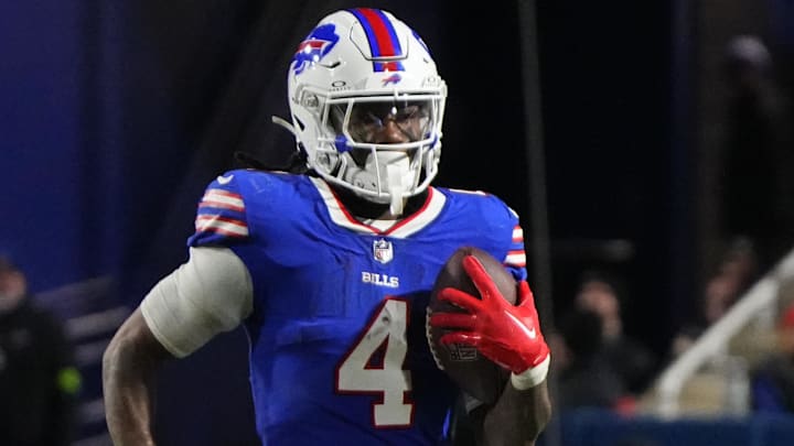 Buffalo Bills running back James Cook.