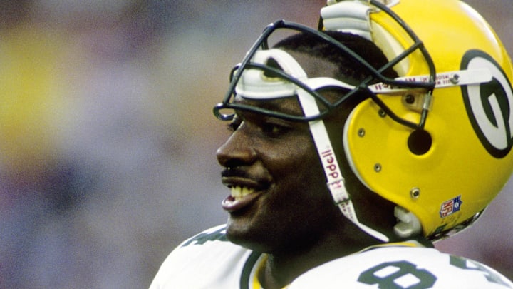 Green Bay Packers receiver Sterling Sharpe Green Bay Packers receiver Sterling Sharpe