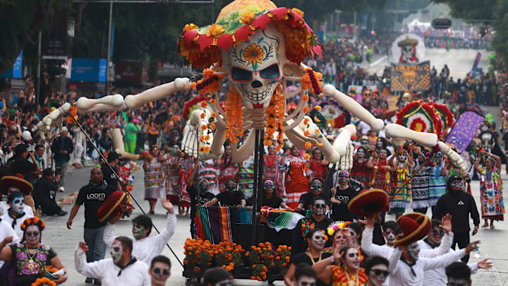 Day of the Dead parade in Mexico City