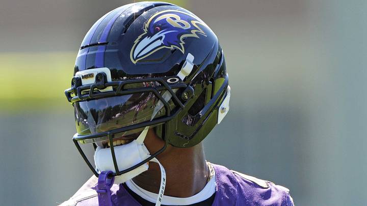 Jul 30, 2026; Owings Mills, MD, USA; Baltimore Ravens wide receiver Zay Flowers (4) during practice at Under Armour Peformance Center. Mandatory Credit: Mitch Stringer-Imagn Images Jul 30, 2026; Owings Mills, MD, USA; Baltimore Ravens wide receiver Zay Flowers (4) during practice at Under Armour Peformance Center. Mandatory Credit: Mitch Stringer-Imagn Images