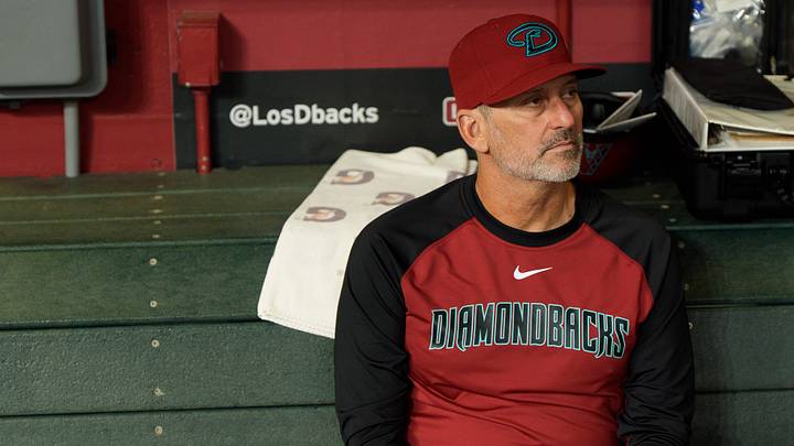 Aug 11, 2026: Arizona Diamondbacks manager Torey Lovullo looks on from the dugout before a game between the Colorado Rockies and the Arizona Diamondbacks at Chase Field. Mandatory Credit: Allan Henry-Imagn Images Aug 11, 2026: Arizona Diamondbacks manager Torey Lovullo looks on from the dugout before a game between the Colorado Rockies and the Arizona Diamondbacks at Chase Field. Mandatory Credit: Allan Henry-Imagn Images