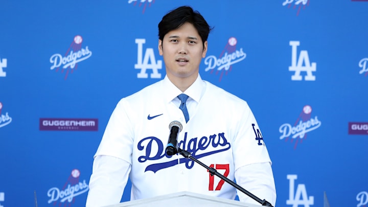 Shohei Ohtani firmó con los Dodgers de Los Angeles el contrato más grande en la historia de la MLB