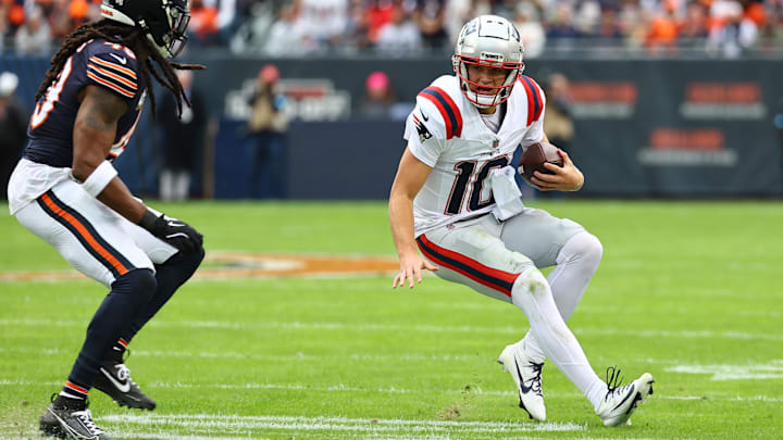 Maye has thrown for 954 yards in five starts this season, with seven touchdowns and five interceptions. 