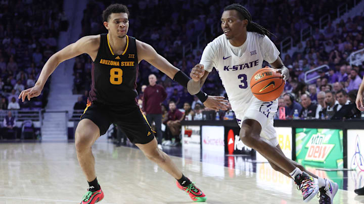 Kansas State and Arizona State will meet in the first round of the Big 12 Tournament on Tuesday.