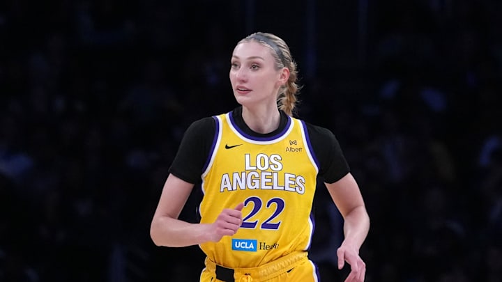 Los Angeles Sparks forward Cameron Brink debuted her player-exclusive logo for New Balance.