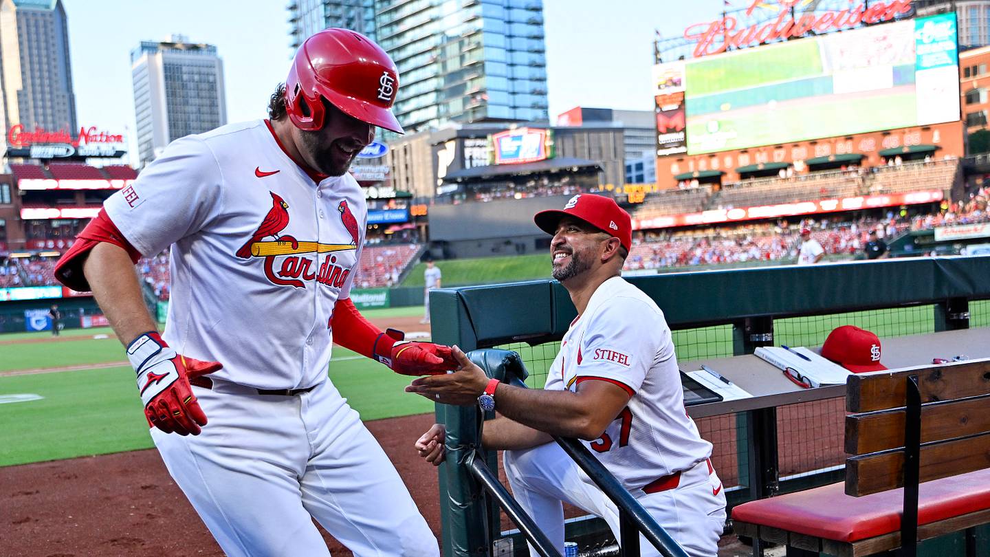 Cardinals' manager Oli Marmol gave Alec Burleson quite the trade deadline scare