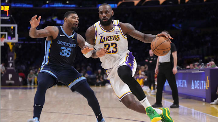 The Lakers are road underdogs against the Grizzlies on Saturday night.