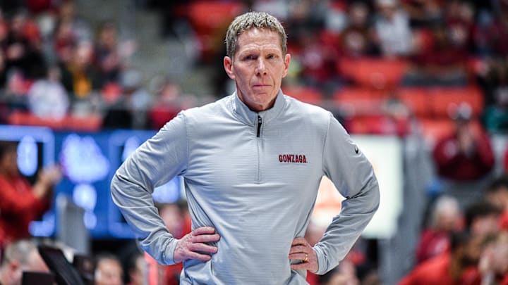Gonzaga head coach Mark Few.