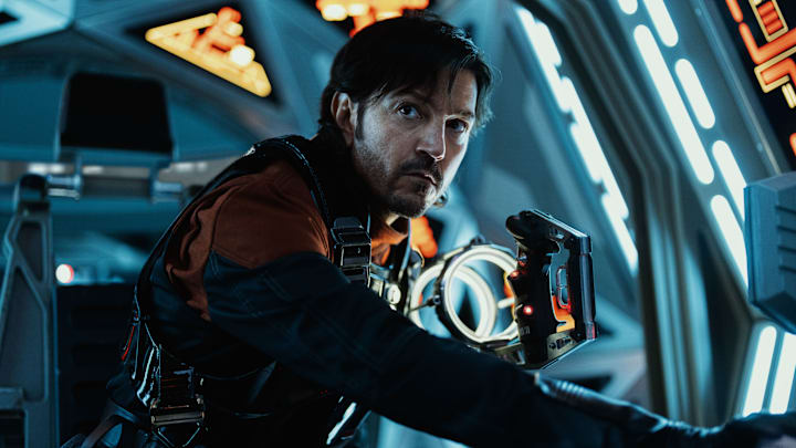 Andor (Diego Luna) in Lucasfilm's ANDOR Season 2, exclusively on Disney+. ©2024 Lucasfilm Ltd. & TM. All Rights Reserved.