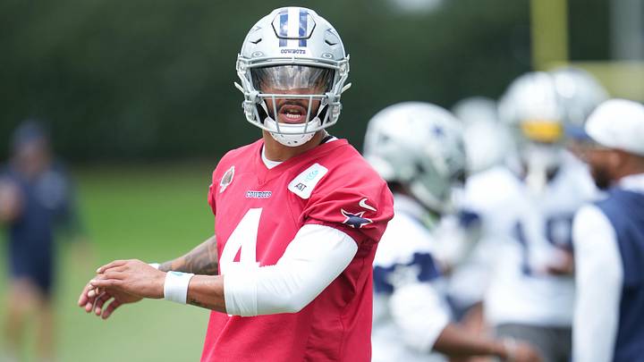Dallas Cowboys quarterback Dak Prescott. Dallas Cowboys quarterback Dak Prescott.