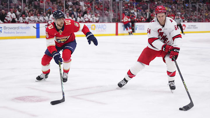 The Hurricanes are home favorites against the Panthers in the Eastern Conference Final.