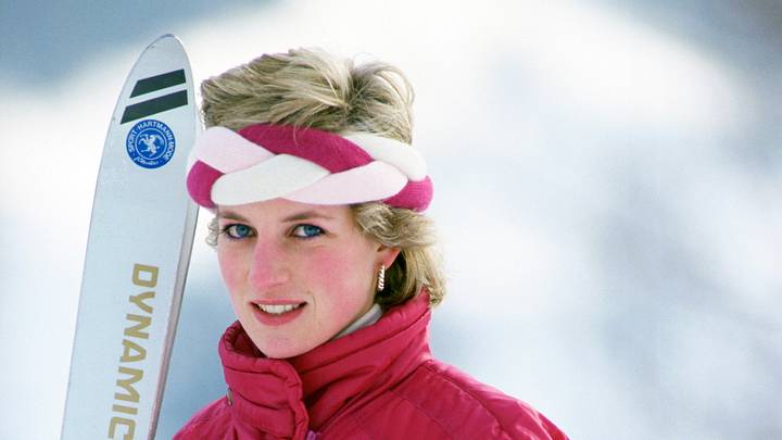 Princess Diana on ski holiday Princess Diana on ski holiday