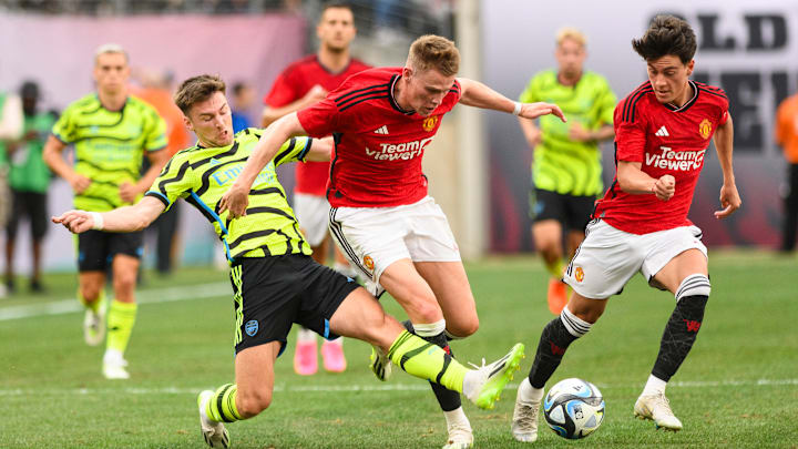 Man Utd went head to head with Arsenal in pre-season