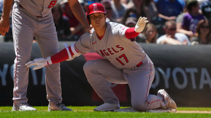 Los Angeles Angels starting pitcher Shohei Ohtani