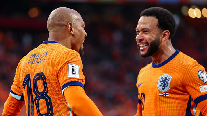 Memphis dá show em goleada da Holanda na rodada das Eliminatórias Europeias Memphis dá show em goleada da Holanda na rodada das Eliminatórias Europeias