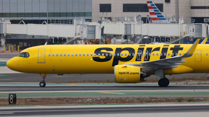 Spirit Airlines At Los Angeles International Airport
