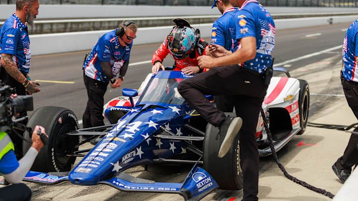 Santino Ferrucci, A.J. Foyt Enterprises, Indianapolis Motor Speedway, Indy 500, IndyCar