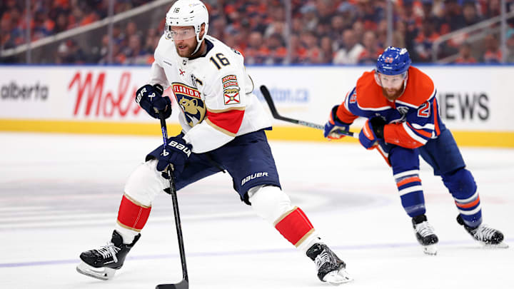 2025 Stanley Cup Final - Game Five - Aleksander Barkov, Connor Brown