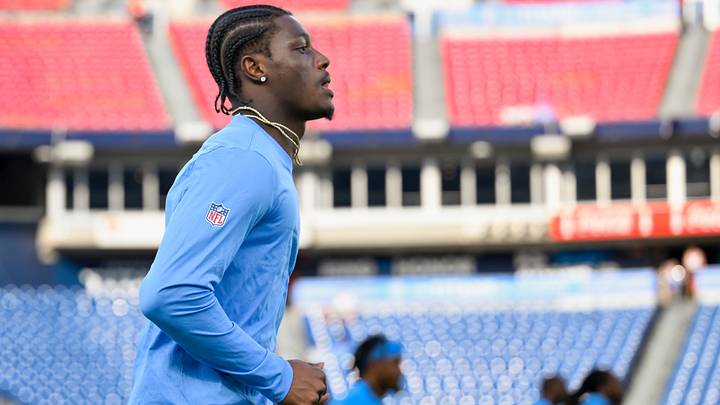 Carnell Tate had a bad week facing the Seahawks