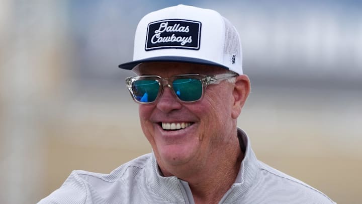 Dallas Cowboys chief operating officer Stephen Jones at training camp at the River Ridge Fields. 