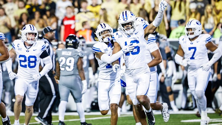 BYU linebacker Isaiah Glasker against Colorado
