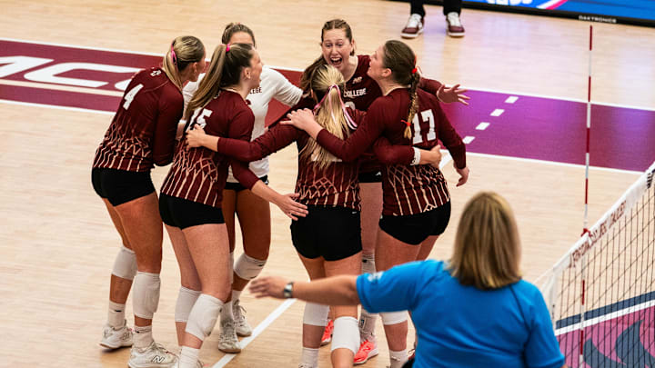 Boston College volleyball swept the Duke Blue Devils on Sunday 3-0. 